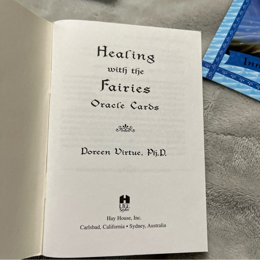 Healing with the Fairies Oracle Cards Guidebook & Book By Doreen Virtue Complete - Picture 5 of 15